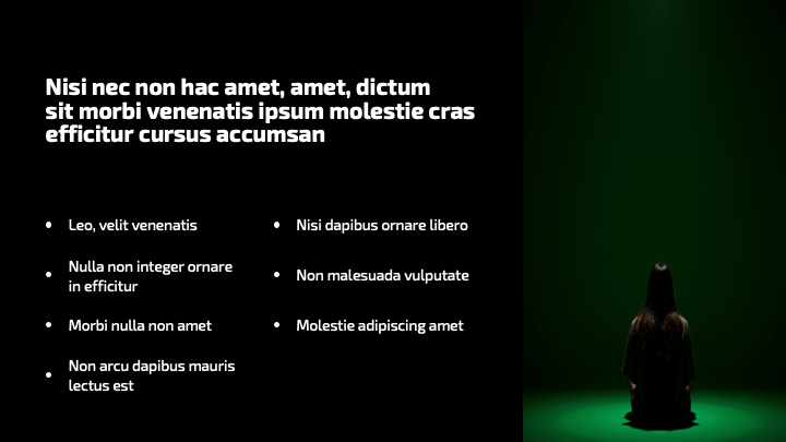 Simple Black with Color slide 7